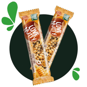 Love Nutty Honey Protein Bar with Hazelnut Butter and Peanuts (12x40g)