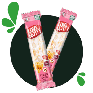 Love Nutty Protein Nougat with Peanuts and Honey (12x80g)