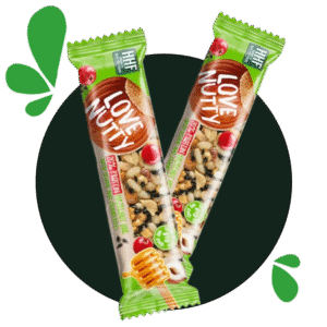 Love Nutty Hazelnut Protein Bar with Sesame and Cranberries (12x40g)