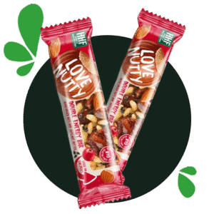 Love Nutty Double Energy Protein Bar with Mixed Nuts & Hazelnut Butter (12x40g)