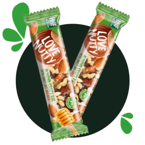 Love Nutty Almond Crispy Bar with Honey and Collagen (12x40g)